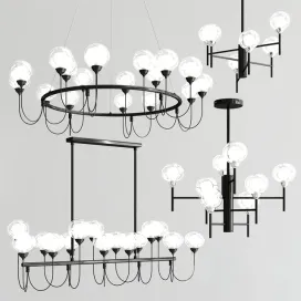 Demarkt chandelier bremen collection light